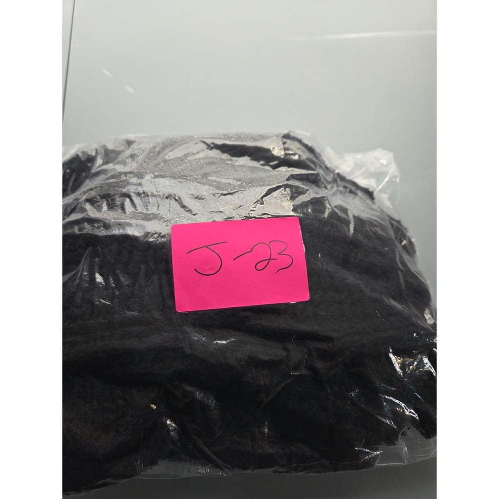Free People Coco Front Twist V-Neck Sweater Size Medium Black Knit Cotton - Picture 9 of 9